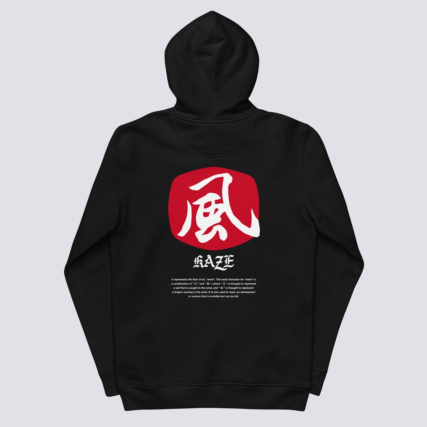 KAZE WABI HOODIE Bk
