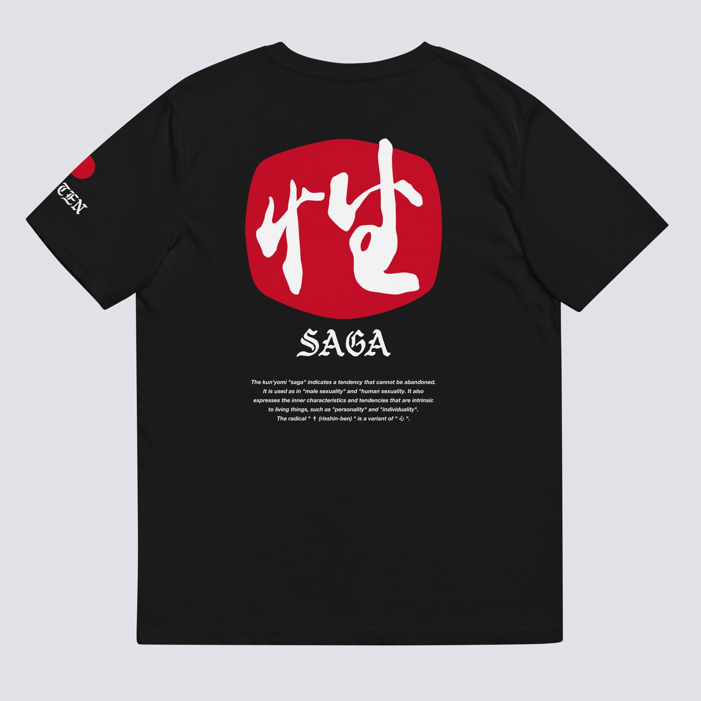 SAGA WABI TEE Bk